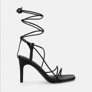 Strappy heel sandal